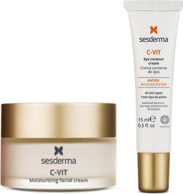 Набор косметики для лица Sesderma C-Vit Крем для лица 50мл + Крем для век 15мл