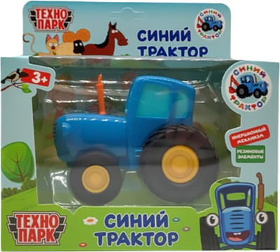 Трактор игрушечный Технопарк BLUTRA-11-BU-WOD (синий)