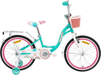 Детский велосипед Nialanti Minnie 20 2025 (бирюзовый, разобранный в коробке)