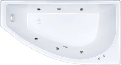 Ванна акриловая Triton Бэлла 140x77 L Экстра Релакс (с гидромассажем/хромотерапия)
