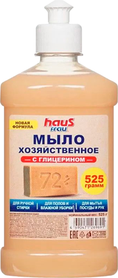 Мыло хозяйственное Haus Frau Универсальное Глицерин (500мл)