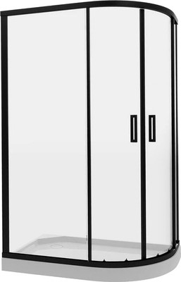 Душевой уголок Niagara NG-6821-08 120x80x195 (черный/прозрачное стекло)
