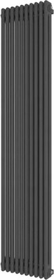 Радиатор стальной Faberg Extra 2 универсальное подключение (серый матовый RAL-7021, 10 секций)