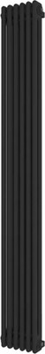 Радиатор стальной Faberg Extra 2 универсальное подключение (черный матовый RAL-9005, 6 секций)