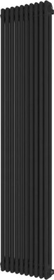 Радиатор стальной Faberg Extra 2 универсальное подключение (черный матовый RAL-9005, 10 секций)
