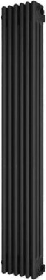Радиатор стальной Faberg Extra 3 (черный матовый RAL-9005, 6 секций)