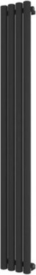 Радиатор стальной Faberg Garminia 1/50 (черный матовый RAL-9005, 4 секции)