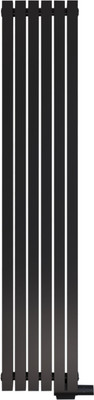 Радиатор стальной Faberg Quadro 1/50 (черный матовый RAL-9005, 4 секции)