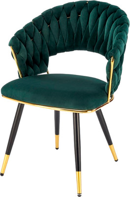 Стул Halmar K551 (зеленый/черный/золото)