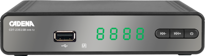Тюнер цифрового телевидения Cadena CDT-2351SB (черный)