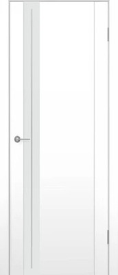 Дверь межкомнатная Contur MX 12 ДО 70x200 (белый лак/белый полипропилен)