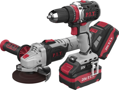 Набор электроинструмента P.I.T PWS20H-125B + PSB20H-10C / P0001-02