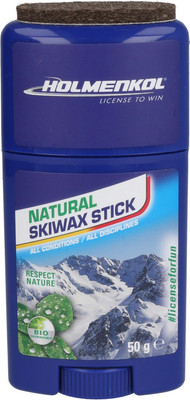 Мазь скольжения для лыж Holmenkol Natural Skiwax Stick универсальный воск 24018 (50г)