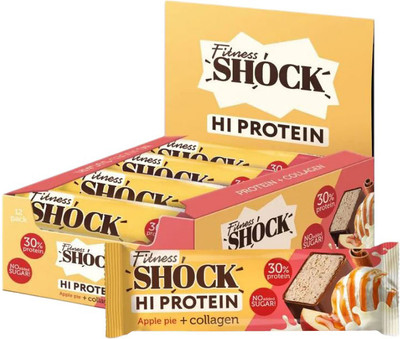 Набор протеиновых батончиков FitnesShock Яблоко-корица (12x40г)