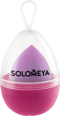Спонж для макияжа Solomeya Large Drop Double-ended blending / 06-969 (фиолетовый градиент)