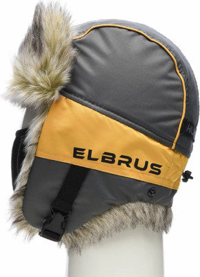 Шапка для охоты и рыбалки Huntsman Elbrus Серый/Банан Hit Membrane (р.56-58)
