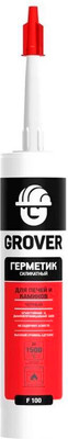 Герметик силикатный Grover F 100 для печей и каминов (300мл)