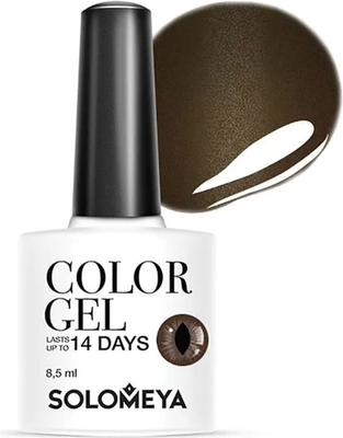 Гель-лак для ногтей Solomeya Color Gel Cat Eye тон 54 Dark Brown (8.5мл)