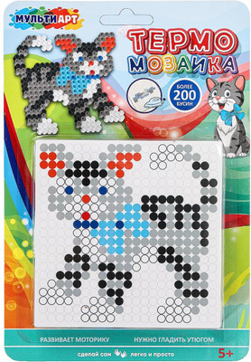 Развивающая игра MultiArt Термомозаика Кошка / IB400-PIT