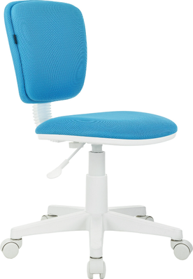 Кресло детское Brabix Joy MG-204W без подлокотников / 533012 (белый/голубой TW-55)