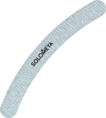 Пилка для ногтей Solomeya Бумеранг Curved White File 100/180 / 06-318