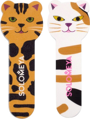 Набор пилок для ногтей Solomeya Tiger 180/220 грит + Kitty Shiner 400/3000 / 06-1169