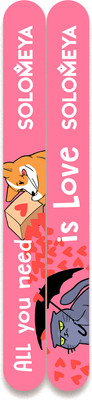 Набор пилок для ногтей Solomeya All you need is love 180/220 грит / 06-923 (2шт)