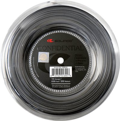Струна для теннисной ракетки Solinco Confidential 16L/1.25мм / 1920211 (200м)