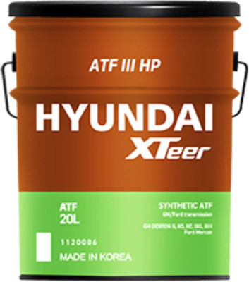 Трансмиссионное масло Hyundai XTeer ATF III HP / 1121006 (20л)