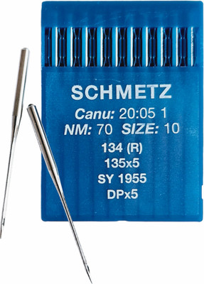 Набор игл для промышленной швейной машины Schmetz DPx5 70 Sch-10 (10шт, универсальные)