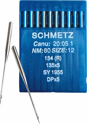 Набор игл для промышленной швейной машины Schmetz DPx5 80 Sch-10 (10шт, универсальные)