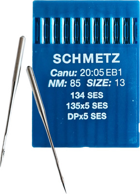 Набор игл для промышленной швейной машины Schmetz DPx5 85 SES Sch-10 (10шт, для трикотажа)