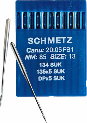 Набор игл для промышленной швейной машины Schmetz DPx5 85 SUK Sch-10 (10шт, для высокоэластичных тканей)