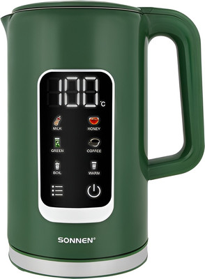 Электрочайник Sonnen KT-8723EG / 454689 (изумрудный)