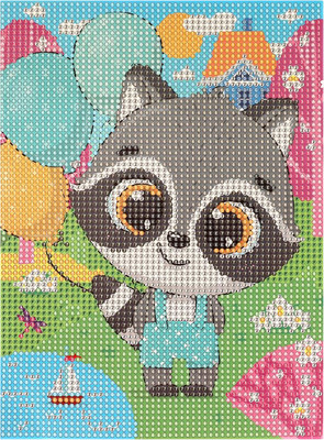 Набор алмазной вышивки MultiArt Енотик / AM17X23-113867