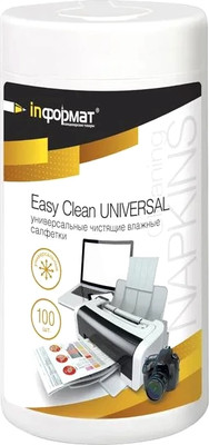 Салфетки для ухода за техникой inФормат CCMU-100 (100шт)
