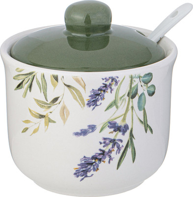 Сахарница Agness 358-2161 (с ложкой)