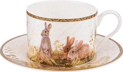 Чашка с блюдцем Lefard Охота 415-2222