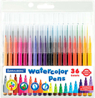 Фломастеры Brauberg Premium / 152505 (36цв)