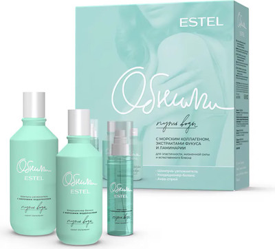 Набор косметики для волос Estel Путь воды Шампунь 300мл+Кондицицонер 250мл+Спрей 150мл