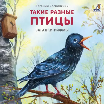 Развивающая книга Робинс Книжки-картонки. Загадки-рифмы. Такие разные птицы