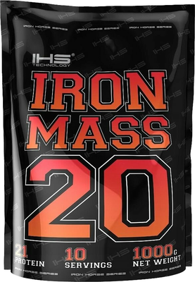 Гейнер IHS Iron Mass 20 (1кг, ваниль)