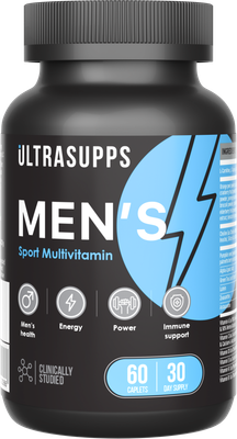 Витаминно-минеральный комплекс Ultrasupps Men's Sport Multivitamin (60 капсул)