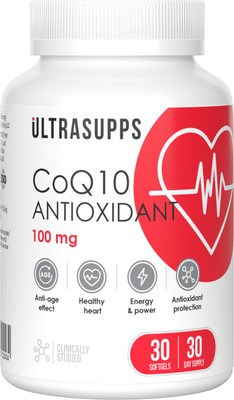 Коэнзим Ultrasupps Q10 Антиоксидант 100мг (30 капсул)