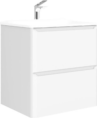 Тумба под умывальник Raval Welto 80 / Wel.01.80.2/P/W/RL (подвесная)