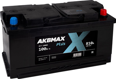 Автомобильный аккумулятор AKBMAX R Plus 100R L5 (100 А/ч)