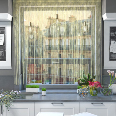 Гардина Лента Е585К (170x245, платина)