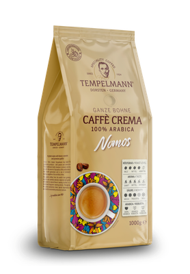 Кофе в зернах Tempelmann Nomos Caffe Crema (1кг)