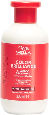 Шампунь для волос Wella Professionals Invigo Color Brilliance для защиты цвета жестких волос (300мл)