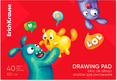 Альбом для рисования Erich Krause Jolly Friends / 61477